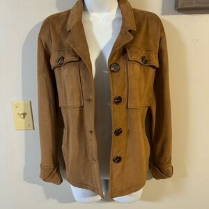 Kendall & Kylie Tan Utility Jacket